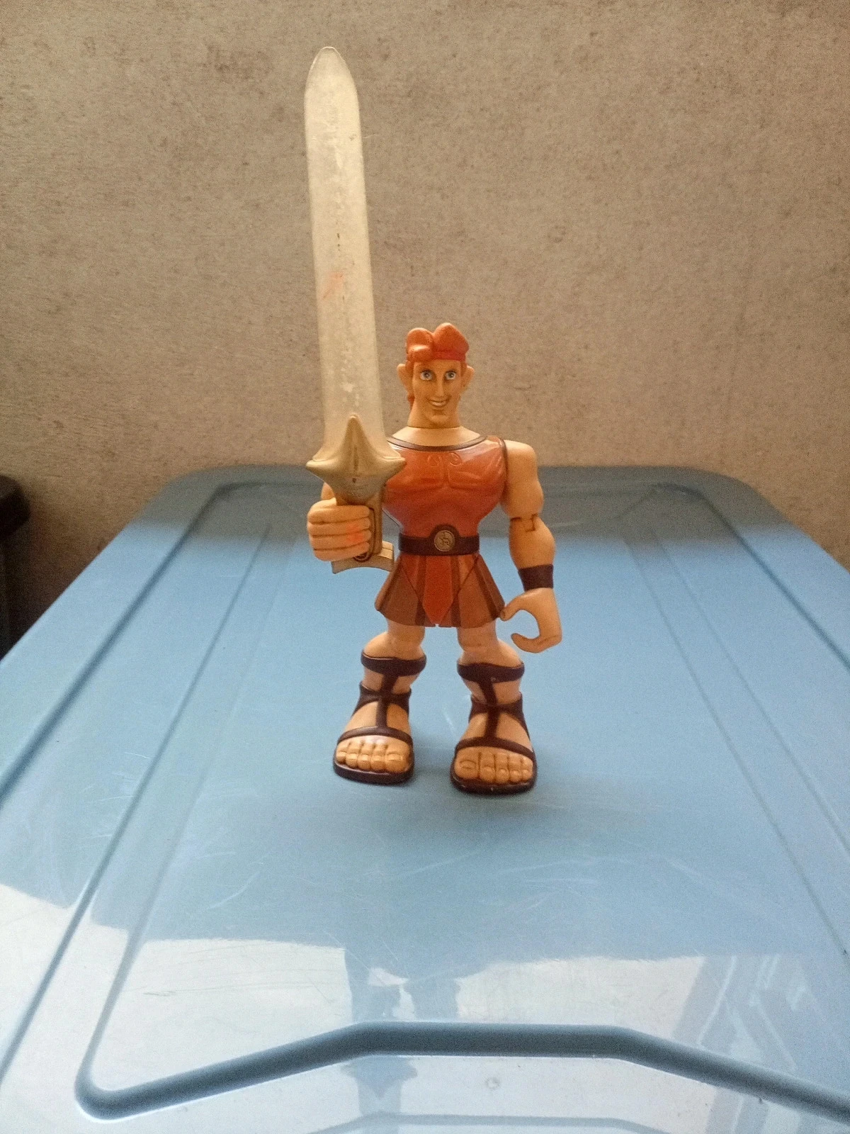 Vintage Disney Hercules 1997 figurine with sword – photo 9